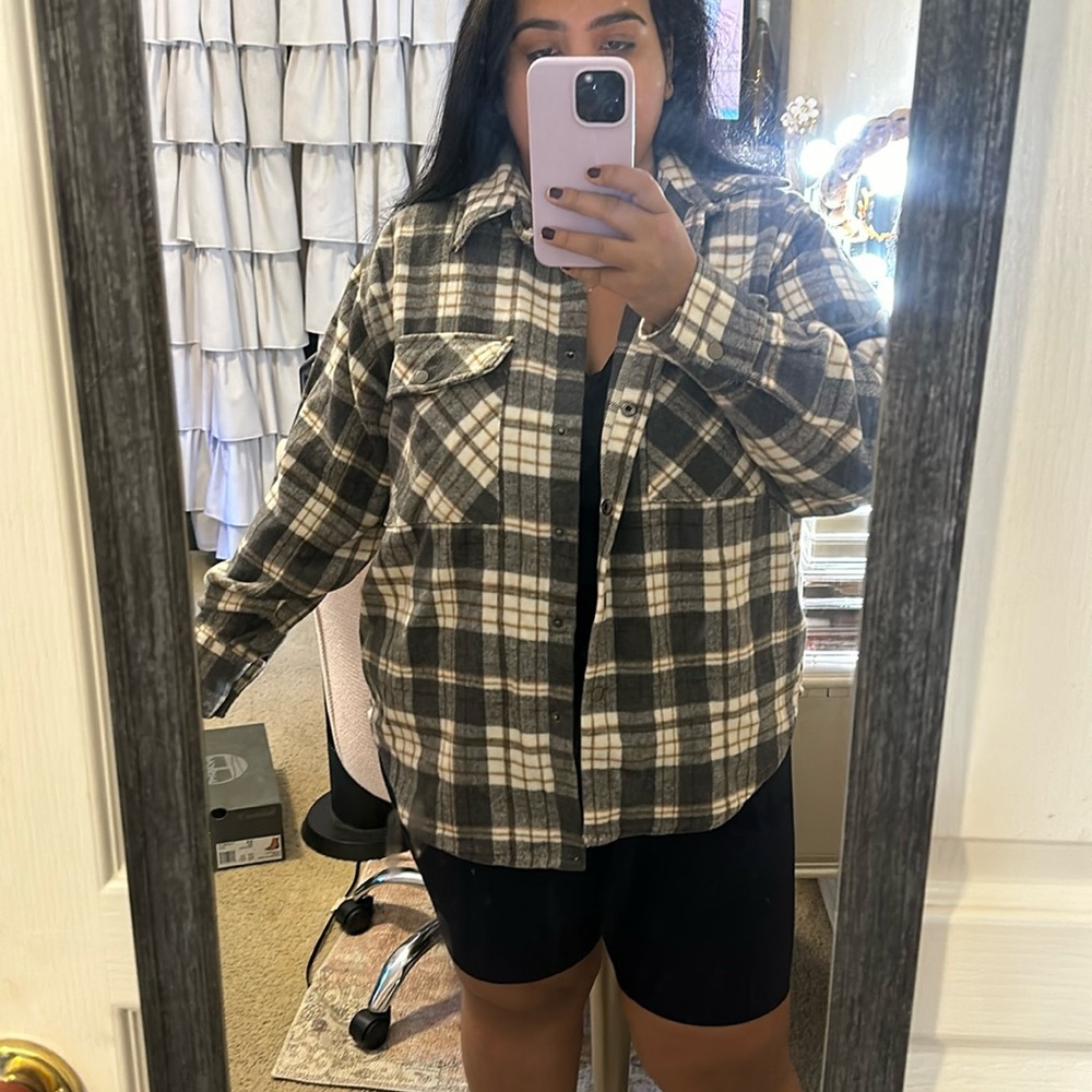 Plaid Shirt Jacket